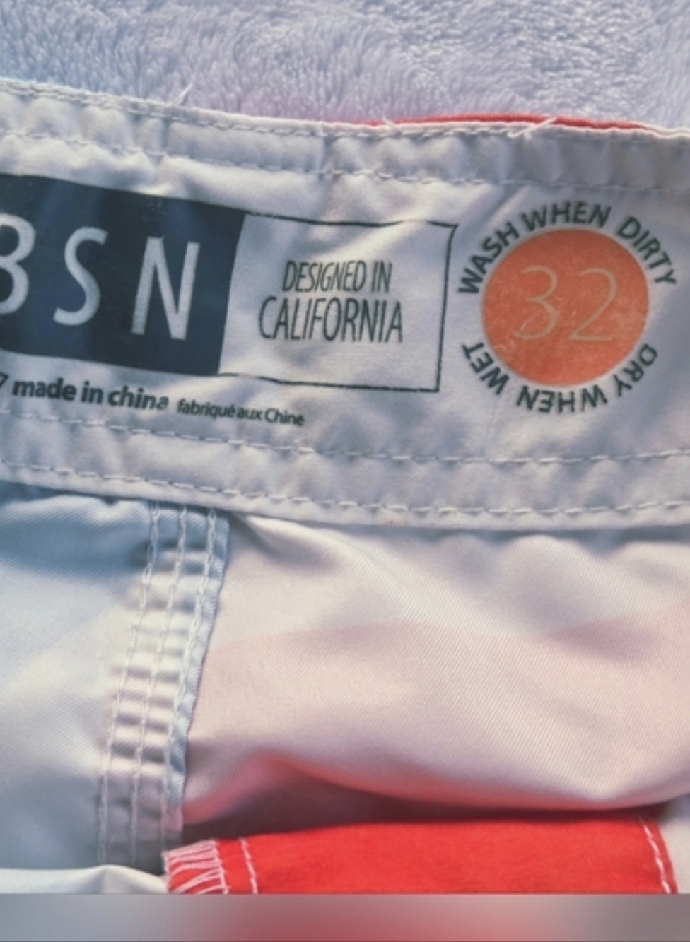 AMBSN Americana Swim Trunks Size Mens 32 - Picture 2 of 8